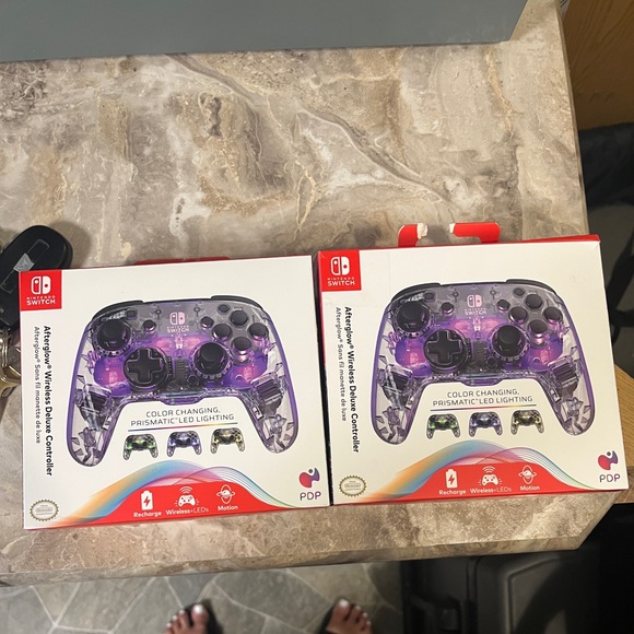 Afterglow Wireless Deluxe Controller for Nintendo Switch Purple